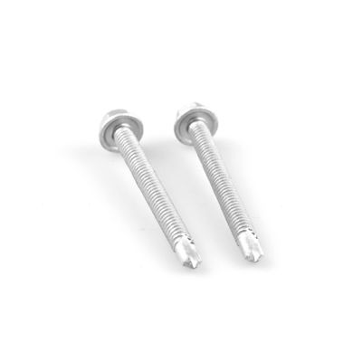 Custom Hex Flangle Head Bi Metal Schroeven Roofschroeven van roestvrij staal 65mm en duurzaam
