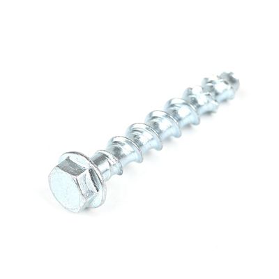 HEX Flangen Beton schroefankers Bolt Carbon Steel Wit Zink geplatteerd voor zwaar werk