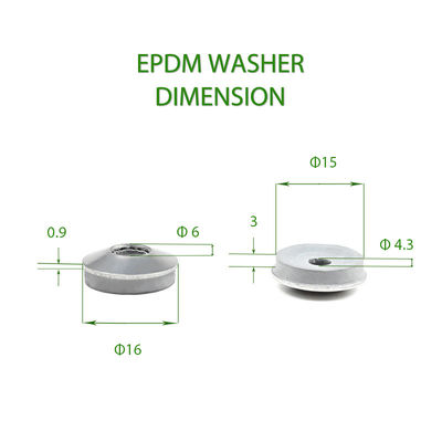 Stalen EPDM rubber gasket afdichtingswasser voor Hex hoofd boor schroef op maat ondersteuning