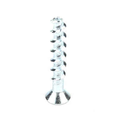 Witte zinkgeplatte platte kop Hex-sluiting Bolt Beton schroef Carbon Steel Cement Bolts