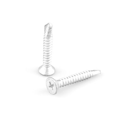 Sterke metope bevestiging ST4.2 Bi-materiaal zelfborende schroef met ZINK geplatte afwerking