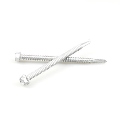 Flanke Hex hoofd zelfboren zelf tapend bimetalen schroeven Tornillos Acero roestvrij