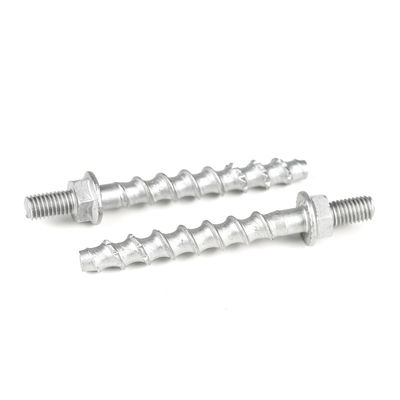 Flat Head Plain Finish Sus410 Roestvrij staal Hex Flange Zelf Tapping Coconcrete Anker Masonry Schroefbout