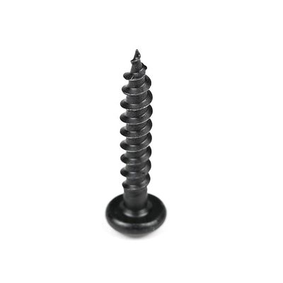 Pan Head Round Phillips Zwart Chipboard Houten Schroeven Roestvrij staal Zelf Tapping Decking Schroeven T/T Betaling