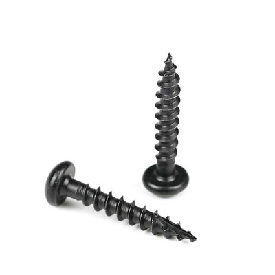 Pan Head Round Phillips Zwart Chipboard Houten Schroeven Roestvrij staal Zelf Tapping Decking Schroeven T/T Betaling