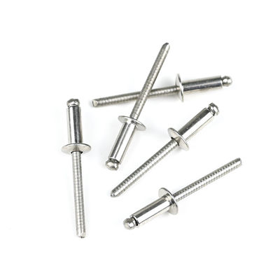 Gepersonaliseerde grootte Ss316 Domed Roestvrij staal Countersunk Pop Rivet Metal Open End Blind Rivets