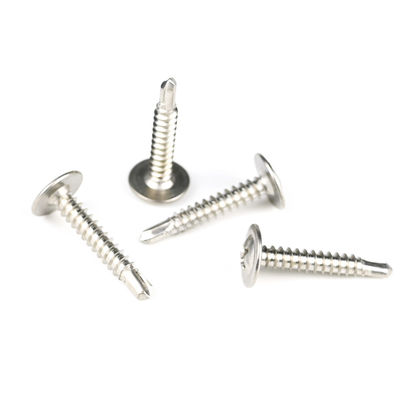 Gepersonaliseerde 4,8 mm Wafer Head Phillips Drive Schroeven 304 roestvrij staal Zelfboren Schroef