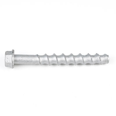 Metrische koolstofstaal Hex hoofd Betonbout M12 voor GRP structuur Construct en robuust