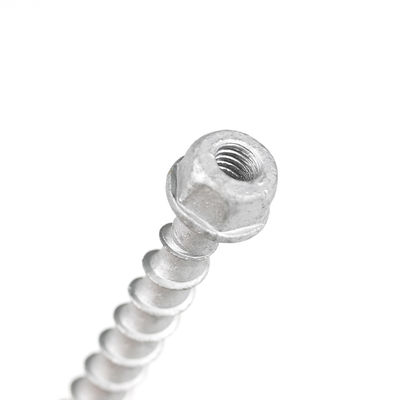 Roestvrij staal draad staaf hanger flens hex hoofd zelf tapende betonnen ankerbout