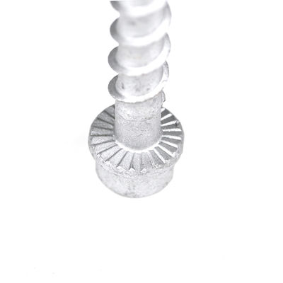 Roestvrij staal draad staaf hanger flens hex hoofd zelf tapende betonnen ankerbout