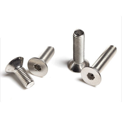 Plain DIN7991 A2-70 plat verzonken Ss304 zeskantige bout met volledige schroefdraad M8 M10