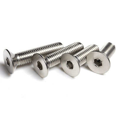 Plain DIN7991 A2-70 plat verzonken Ss304 zeskantige bout met volledige schroefdraad M8 M10