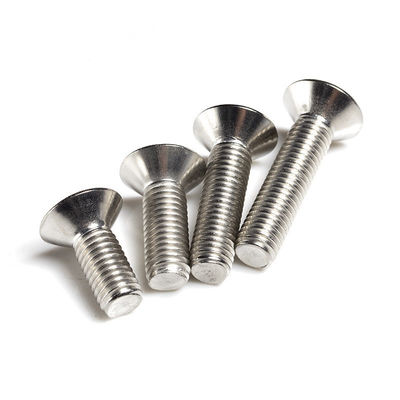 Plain DIN7991 A2-70 plat verzonken Ss304 zeskantige bout met volledige schroefdraad M8 M10