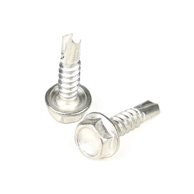 Stalen structuur zelfborende schroef M4.8x19 met gegalvaniseerde coating en torsaandrijving