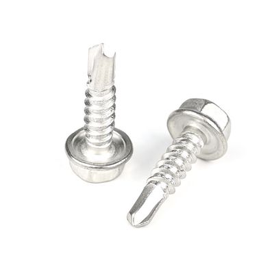 Stalen structuur zelfborende schroef M4.8x19 met gegalvaniseerde coating en torsaandrijving