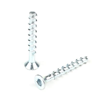 Zinkgeplatte Hex Socket Countersunk Head Anchor Beton schroeven M10 125mm Heavy Duty Anchor