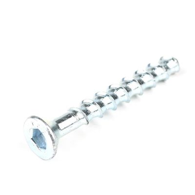 Zinkgeplatte Hex Socket Countersunk Head Anchor Beton schroeven M10 125mm Heavy Duty Anchor