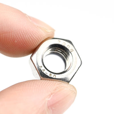 Aanpasbaar A4 roestvrij staal Nylon Invoegsel Zelfvergrendelend Hex Nut M8 1.25mm met opties