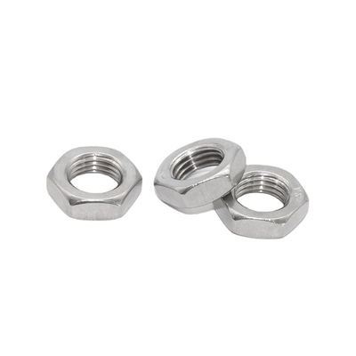 Vinnige installatie DIN439 roestvrij staal Hex Thin Nut Ss304 Nut Metric Thread M3-M48