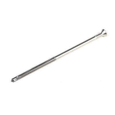 125 mm Tek-schroeven met gedeeltelijke draad Flat Head Phillips zelfborende schroef voor platte bedden