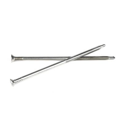 125 mm Tek-schroeven met gedeeltelijke draad Flat Head Phillips zelfborende schroef voor platte bedden
