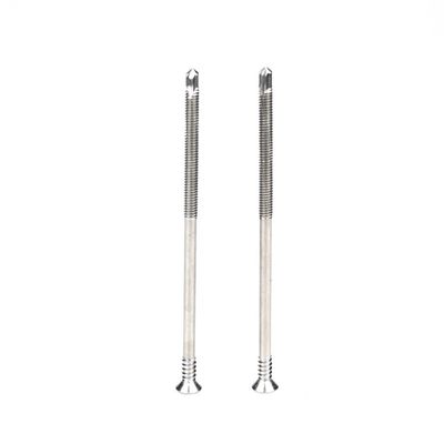 125 mm Tek-schroeven met gedeeltelijke draad Flat Head Phillips zelfborende schroef voor platte bedden