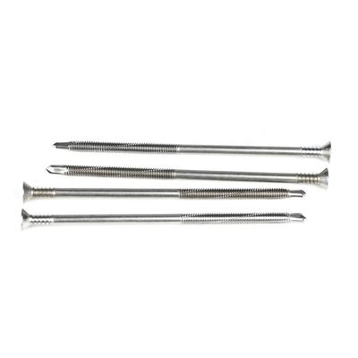 125 mm Tek-schroeven met gedeeltelijke draad Flat Head Phillips zelfborende schroef voor platte bedden