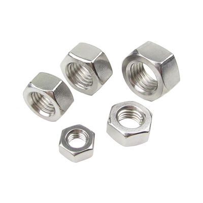 100% QC getest DIN934 Hex Nut A2 70 roestvrij staal 304 Nut M2-M30 voor aanpasbaar