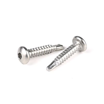 Vlekvrye staal Parafuso Hex Socket Pan Head Zelfboorschroef voor gemakkelijke installatie
