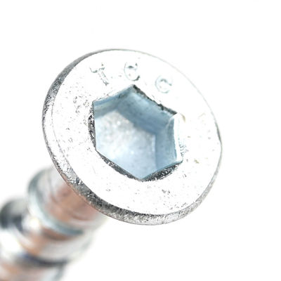 Betalingstermijn T/T Vlakkop Hex Socket Zinkplatering Metselwerk Schroeven Op maat