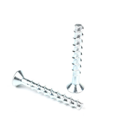 M8 80mm Zinkplatering Countersunk Hex Socket Head Bolt voor concrete op maat gemaakte ondersteuning