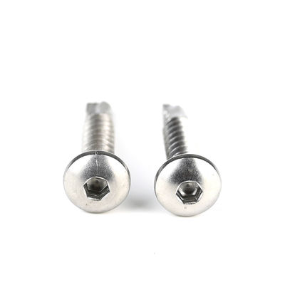 Stainless Steel Hex Socket Pan Head zelfborende schroef voor metrisch meetsysteem