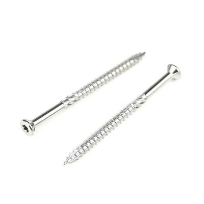 Op maat gemaakte ondersteuning 60 mm roestvrij staal A4 chipboard houtschroeven met Torx Trim Head