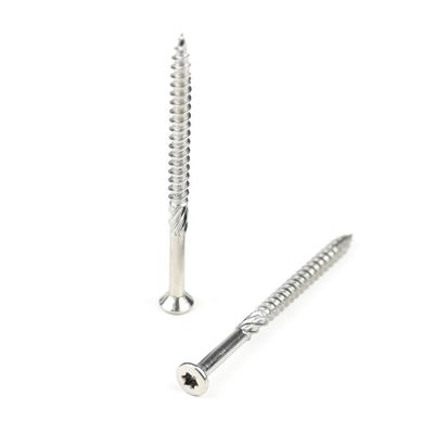 Op maat gemaakte ondersteuning 60 mm roestvrij staal A4 chipboard houtschroeven met Torx Trim Head