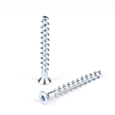 SUS410/SUS410 SUS304/10B21/1022 Hex Socket Csk Head Beton schroef voor betonnen gebouw