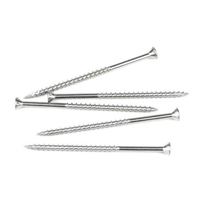 75 mm gedeeltelijke draad Phillips Countersunk Head Chipboard Schroef voor houten plafond scheidingswand