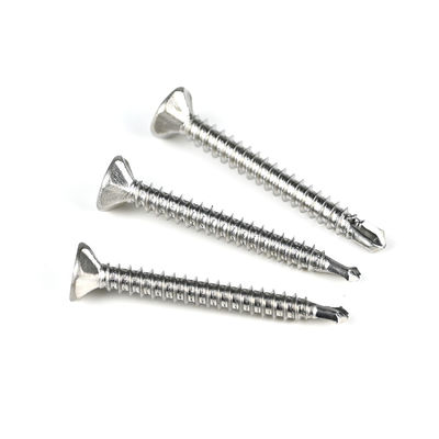 Top Ss410 Phillips Cross Recess Csk Flat Head Roestvrij staal zelfborende schroeven
