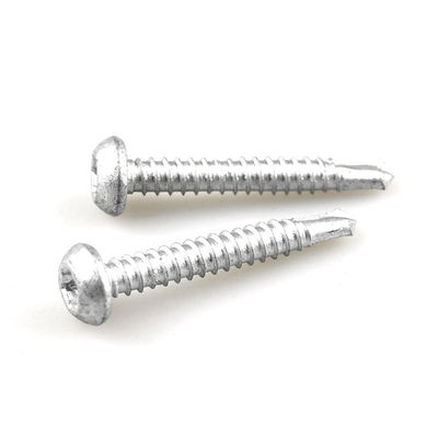 Sus304 Sus410 Roestvrij staal Bimetalen Pan Head Torx Zelfboren Schroef Ruspert Afwerking