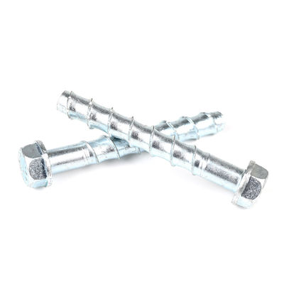 100 mm M16 koolstofstaal zinkplatering HEX hoofd betonnen schroefbout voor 100% QC-test