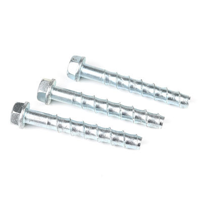 100 mm M16 koolstofstaal zinkplatering HEX hoofd betonnen schroefbout voor 100% QC-test