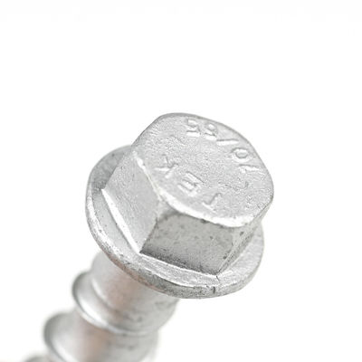 M10 65 mm metrisch koolstofstaal hex-ankerbetonbout voor polyurethaanbuffer voor lift