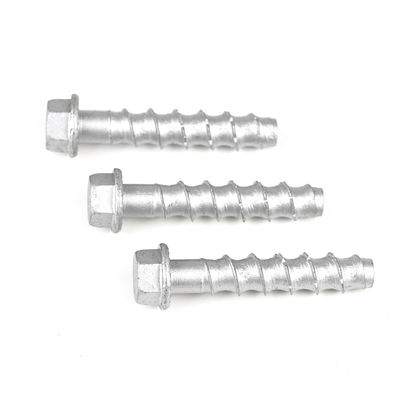 M10 65 mm metrisch koolstofstaal hex-ankerbetonbout voor polyurethaanbuffer voor lift