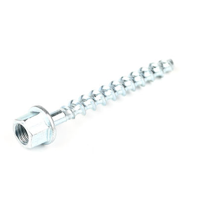 HEX Flanke Zinkgeplatte Gedrukt Rod Anker Schroef 6/10x75mm voor en Duurzaam Anker