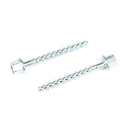 HEX Flanke Zinkgeplatte Gedrukt Rod Anker Schroef 6/10x75mm voor en Duurzaam Anker