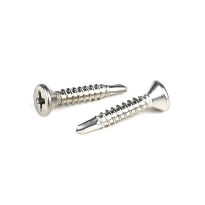 Stalen Phillips Cross Recess Countersunk Flat Head Self Drilling Screw voor het bevestigen van metaal