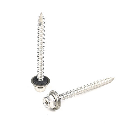 60 mm roestvrij staal vis Autotaraudeuse met Torx Drive en Phillips Washer Hex Head