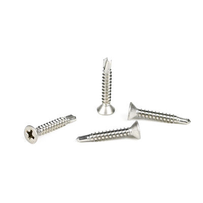 Stalen Phillips Cross Recess Countersunk Flat Head Self Drilling Screw voor het bevestigen van metaal