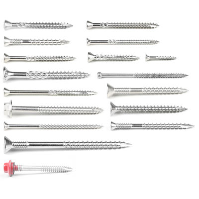 410 316 304 Roestvrij staal HEX-kop 17 Torx Multifunctionele houten schroeven