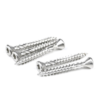410 316 304 Roestvrij staal HEX-kop 17 Torx Multifunctionele houten schroeven