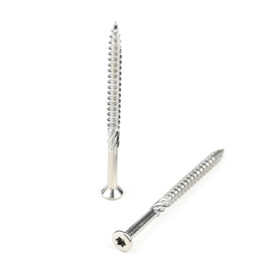 410 Hout schroeven van roestvrij staal 60 mm Torx Countersunk voor houten terras dek TYPE 17